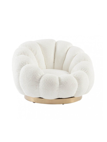 Въртящо се кресло FLOREL бяло