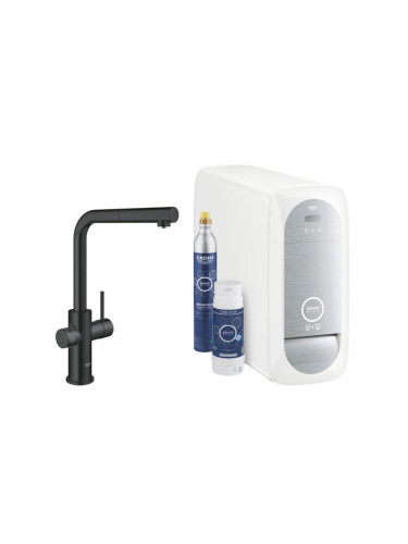 Кухненски смесител с L-чучур с издърпващ се аератор 31539KS0