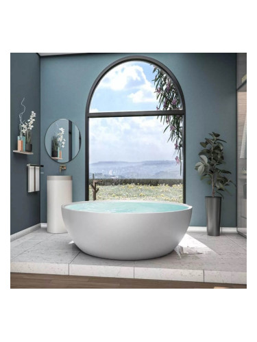 Свободностояща вана Cusco Round в цвят по RAL ф153см