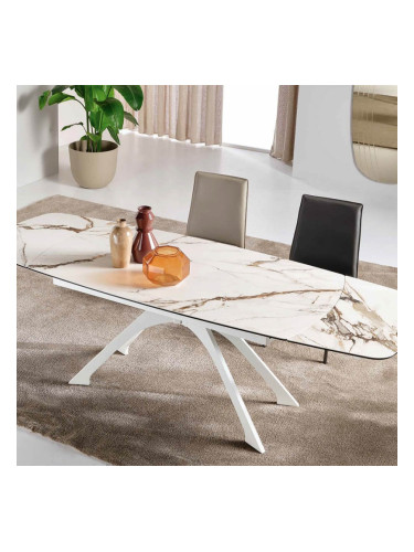 SPIDER - Разтегателна маса в бяло