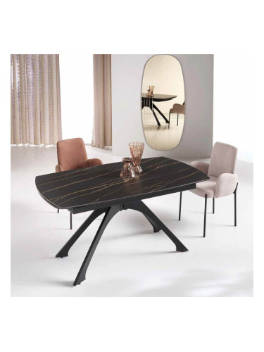 SPIDER - Разтегателна маса в черно