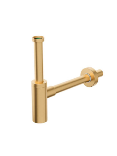 INOXMATER - сифон за мивка, злато мат