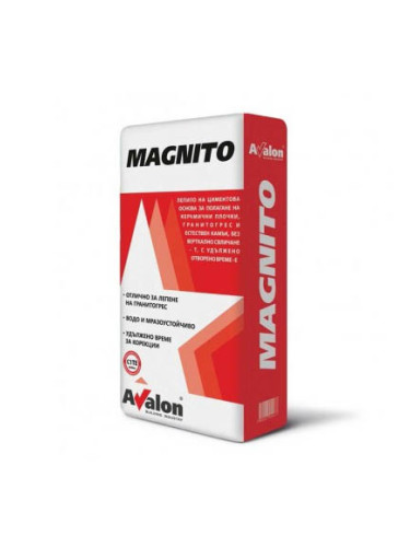 MAGNITO - лепило на циментова основа за полагане на плочки
