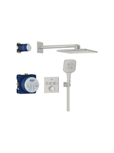 Термостатна душ система за вграждане Grohtherm SmartControl 34864DC0