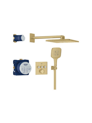Комплект душ гарнитура с  термостат за вграждане 34864GN0