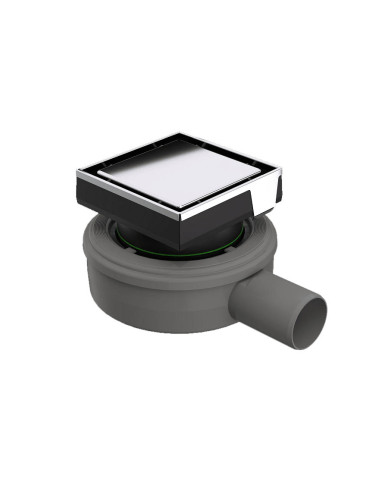 Подов сифон за плочка 10х10 см, ф40мм, H48mm, Micro Drain