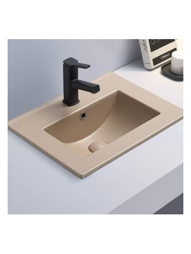 Порцеланов умивалник в бежов мат ICC 8066BG