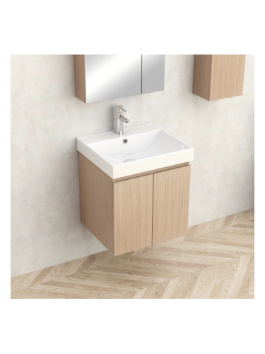 Долен пвц шкаф за баня AMO-50 см/ 60 см + умивалник