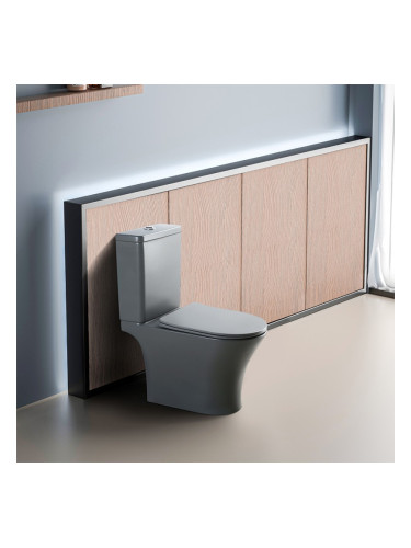Порцеланов WC комплект с пълно обливане ICC 7937MG