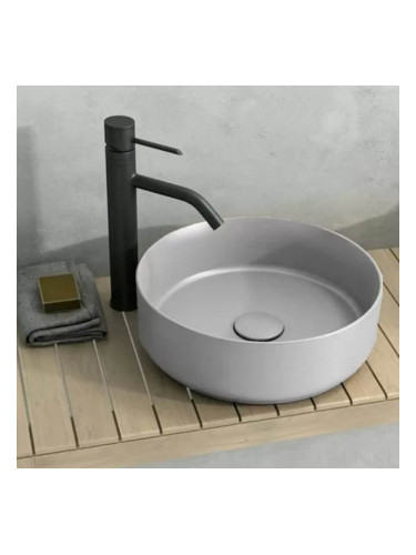 Кръгъл умивалник за монтаж върху плот INFINITY Grey
