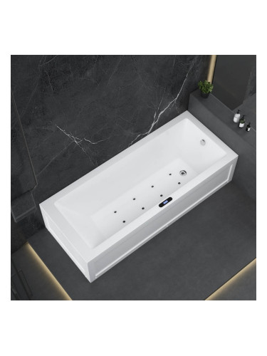 Акрилна правоъгълна хидромасжна вана ICSH 188050A