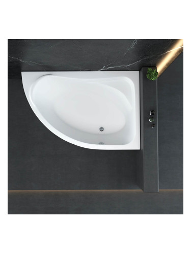 Ъглова вана, дясна 170х100х55 см