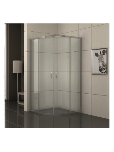 Овална душ кабина ICS 285 TS NEW 80*80 EASY ASSEMBLE