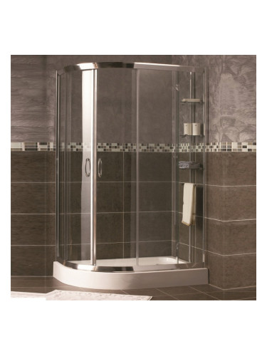 Овална душ кабина, Дясна, Тонирано стъкло ICS 176 B R