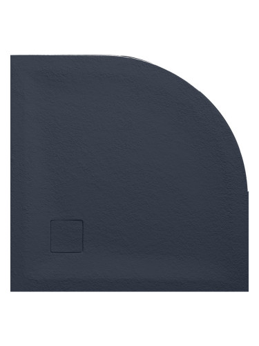 Поддушово корито 90х90 тъмно сив мат, ROUGH STONE ICST 90V RS-3