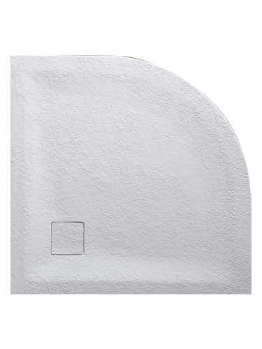 Поддушово корито 80х80 бял мат, ROUGH STONE ICST 80V RS-1