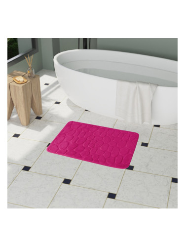 Розова постелка за баня с мемори пяна ICSC 192