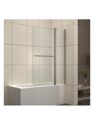 Параван за вана, десен ICS 112TR R от закалено стъкло