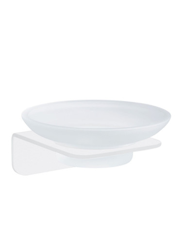 Бяла сапунерка за баня ELINOR ICA 5559-1W