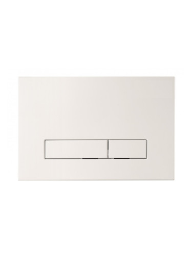 Двоен бутон ICC 097AHW в бял мат