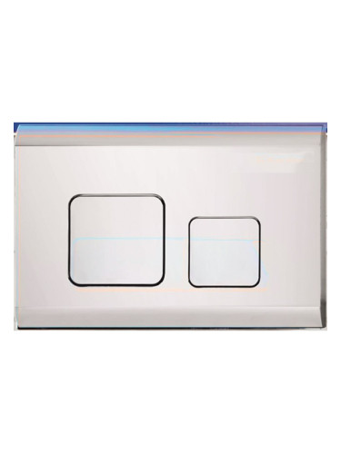 Двоен хромиран бутон ICC 097AF