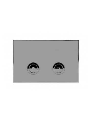 Сив матов двоен бутон ICC 097AG