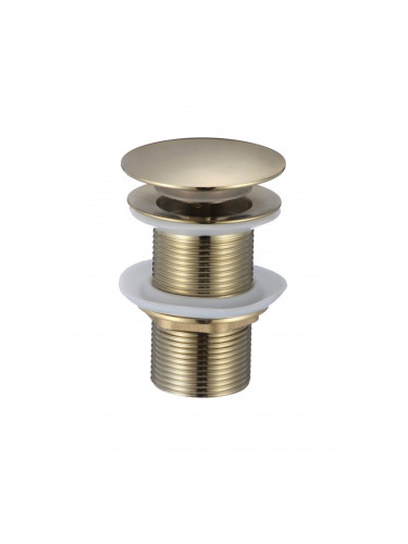 Месингов сифон IC S43 в полирано злато