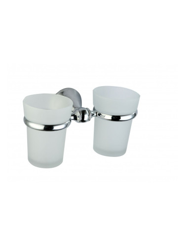 Двойна поставка за четка за зъби ICA 2368 - Асти