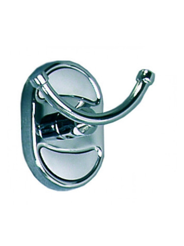 Двойна закачалка за баня АРИЕЛ, хром