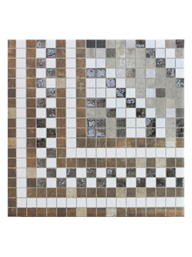 TESELA TERRA ESQUINA – гранитогрес имитация на мозайка