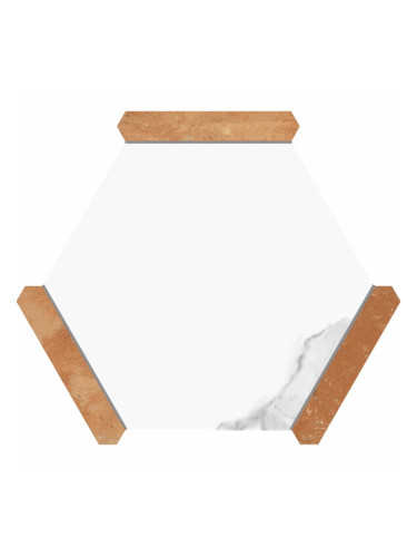 MENORCA CALACATTA – шестоъгълен гранитогрес