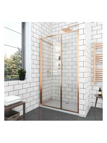 Параван за душ Graziana Brush Rose Gold