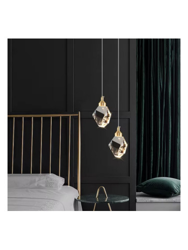 Полилей "Кристален диамант" WE-8024 розово злато