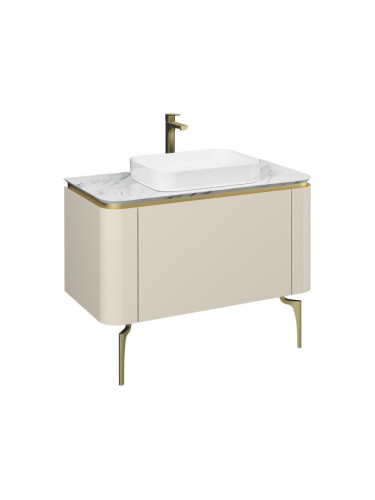 Шкаф за баня ISVEA GLORIA 100 с порцеланова мивка