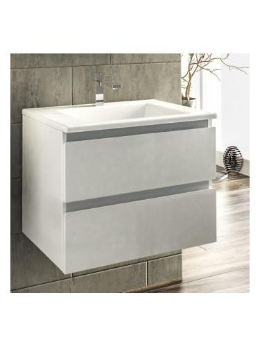 Шкаф за баня ARRES с порцеланова мивка и 2 чекмеджета