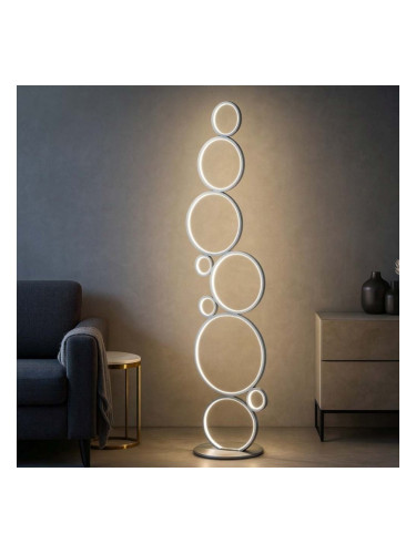 Led лампа PT.POIS/SILVER сребриста