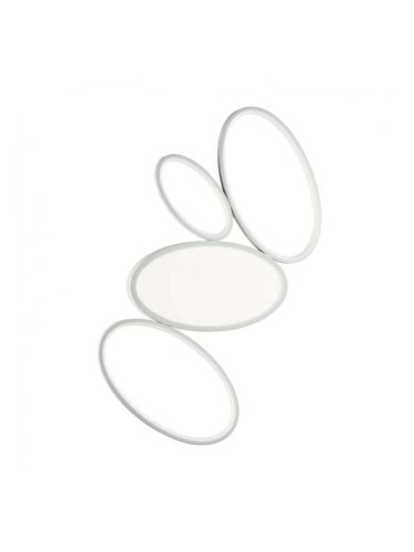 Плафон в бял цвят Rice Bianco Ondaluce LED 35W 3000K 3500lm