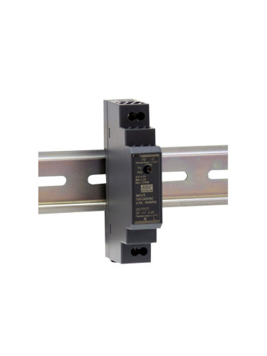 Захранване, за DIN шина, 230VAC, 0.63A, 24VDC, 15.2W, HDR-15-24