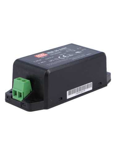 Импулсно захранване, панелен монтаж, 230VAC, 24VDC, 1.3A, 31.2W, IP20, IRM-30-24ST