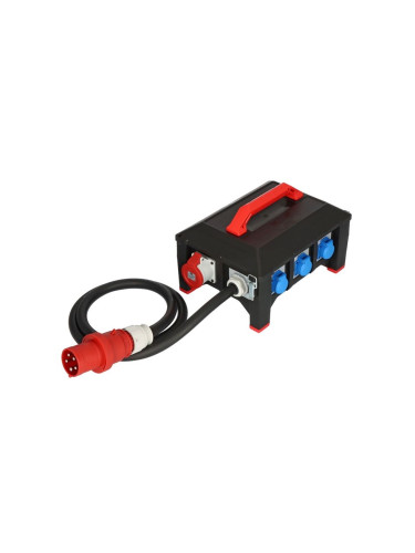 Разклонител - дистрибутор с 6 предпазители, 9 гнезда, 3xCEE + 6x шуко, 5x4mm2, IP44, Brennenstuhl 9150630168