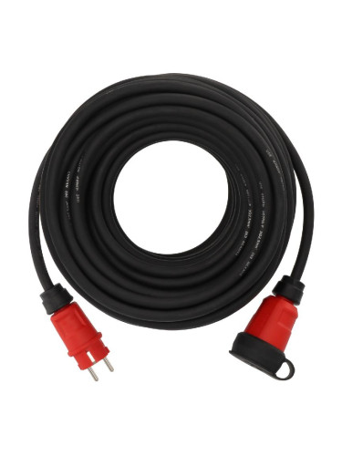Удължител, 25m, 3x2.5mm2, IP44, черен, 9162250110