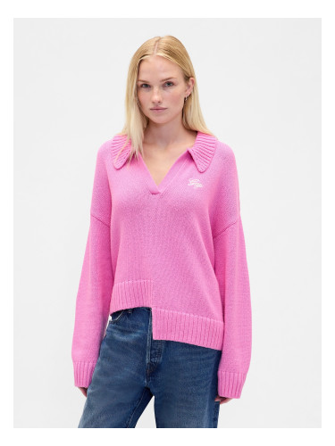 Асиметричен вълнен пуловер GAP