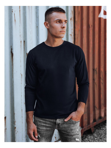 Черна тениска с дълъг ръкав