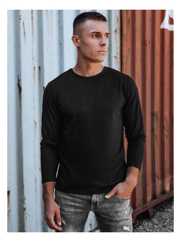 Черна тениска с дълъг ръкав