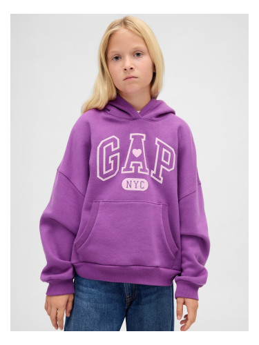 GAP момичешки суичър с овърсайзър