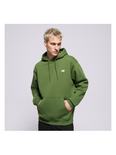 New Balance Суитчър С Качулка Sport Essentials Fleece Hoodie мъжки Дрехи Суичъри MT41511DAE Зелен