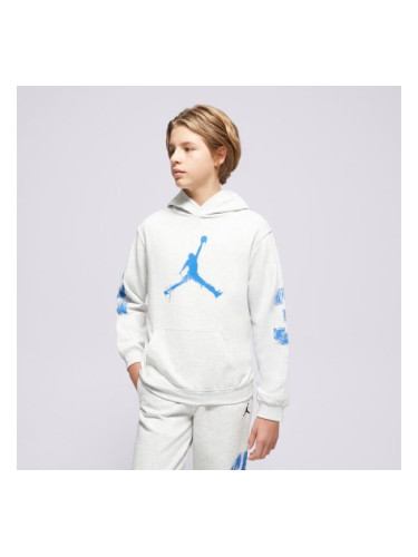 Jordan Суитчър С Качулка Jdb Mj Mvp Hbr Jm Flc Po Boy детски Дрехи Суичъри 95F097-X58 Сив