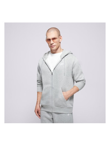 Nike Суитчър Със Закопчаване   M Nk Club Bb Fz Hoodie мъжки Дрехи Суичъри FN3861-063 Сив