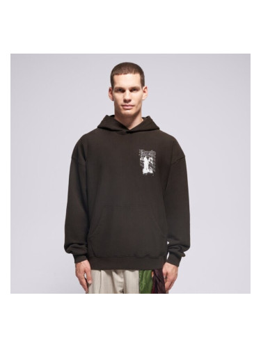 Prosto Суитчър С Качулка Hoodie Shadow Washed Black мъжки Дрехи Суичъри KL252MSWE2051 Сив