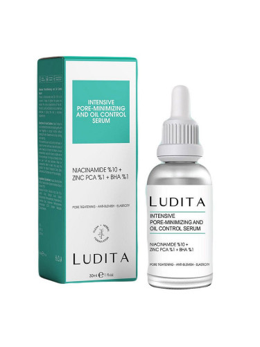 LUDITA | Intensive Pore-Minimizing and Oil Control Serum, 30 ml